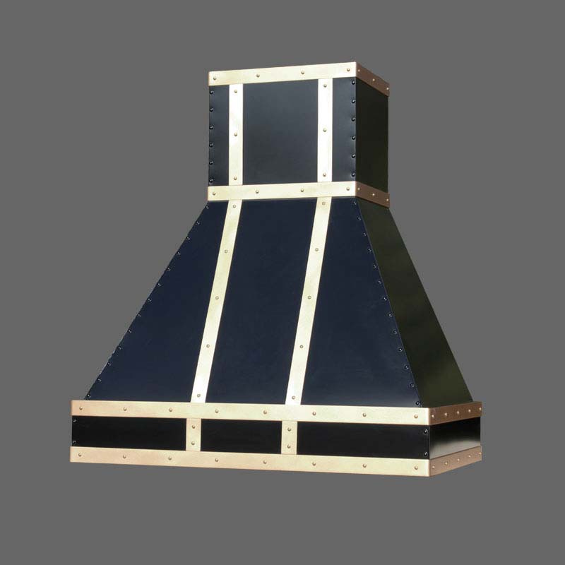 Traditional Enamel Range Hood